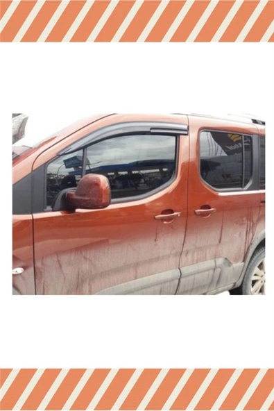 alp aksesuar Peugeot Rifter 2019 Ve Sonrası Modellerine Özel 2'li Mügen Tip Cam Rüzgarlığı