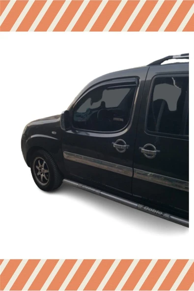 alp aksesuar Fıat Doblo 1 ( 2 Kapı) 2000-2009 Modellerine Özel 2'li Mügen Tip Cam Rüzgarlığı
