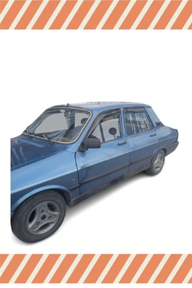 alp aksesuar Renault Toros Sedan Tüm Modellerine Özel 4'lü Mügen Tip Cam Rüzgarlığı