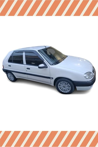 alp aksesuar Citroen Saxo Tüm Modellerine Özel 4'lü Mügen Tip Cam Rüzgarlığı