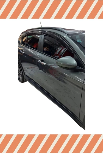 alp aksesuar Fıat Egea Cross Tüm Modellerine UyumluÖzel 4'lü Mügen Tip Cam Rüzgarlığı