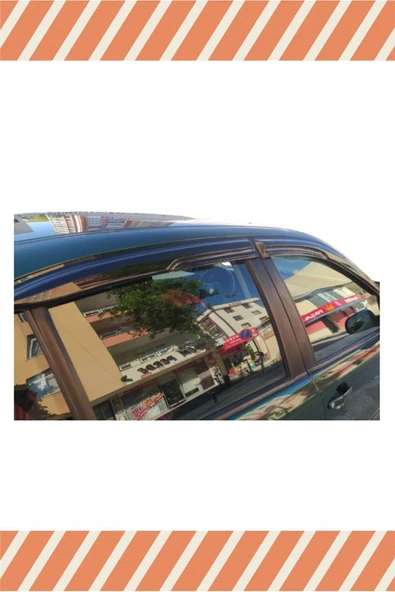 alp aksesuar Seat Toledo 1998-2005 Modellerine Özel 4'lü Mügen Tip Cam Rüzgarlığı