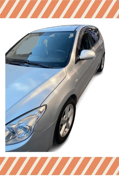 alp aksesuar Hyundai I-30 2007-2012 Modellerine Özel 4'lü Mügen Tip Cam Rüzgarlığı