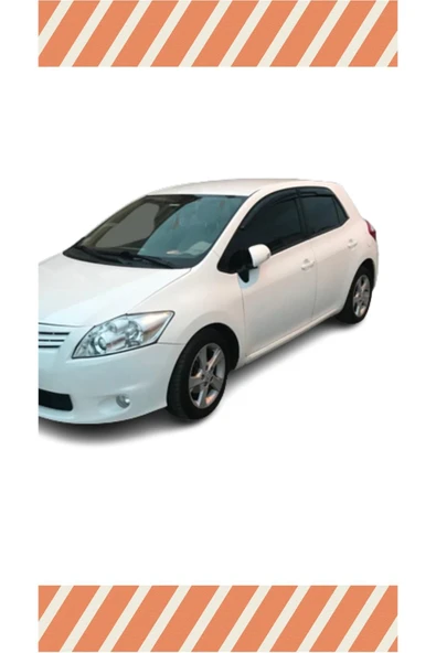 alp aksesuar Toyota Auris 2007-2012 Modellerine Özel 4'lü Mügen Tip Cam Rüzgarlığı