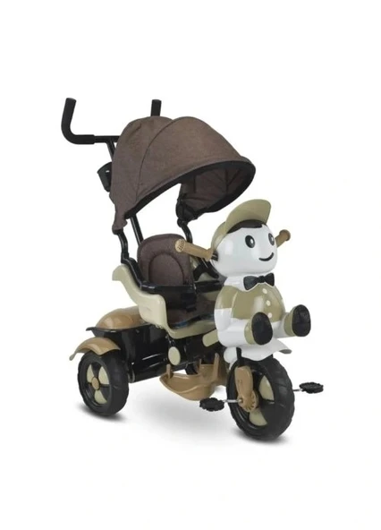 Nessiworld Babyhope 125A Yupi Triycle 3 Tekerli Kontrollü Bisiklet (Pedli) Kahve