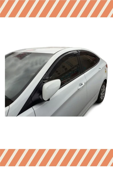 alp aksesuar Hyundai Accent Blue 2011 Ve Sonrası Modellerine Özel 4'lü Mügen Tip Cam Rüzgarlığı