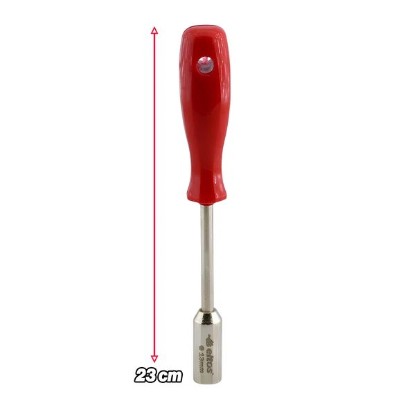 Lokma Uçlu Tornavida 13 mm Altıgen Köşeli 23 cm Plastik Saplı 1 Adet 230 mm - 2