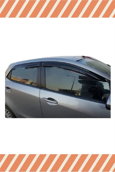 alp aksesuar Mazda 2 2009-2013 Modellerine Özel 4'lü Mügen Tip Cam Rüzgarlığı