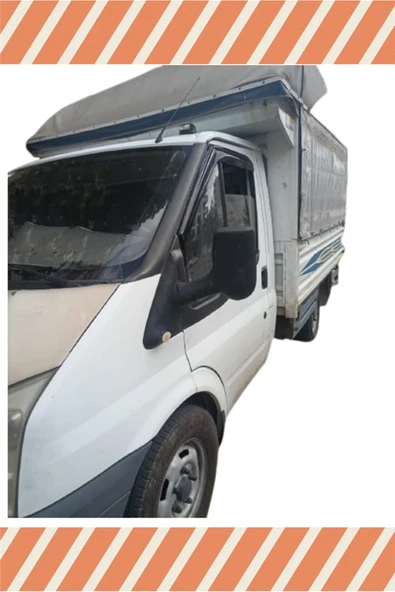 alp aksesuar Ford Transit 2003 -2013 Modellerine Özel 2'li Mügen Tip Cam Rüzgarlığı