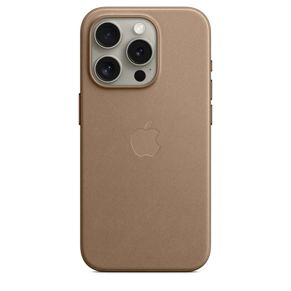 iPhone 15 Pro MagSafe Özellikli Mikro Dokuma Vizon Grisi Kılıf MT4J3ZM/A Outlet