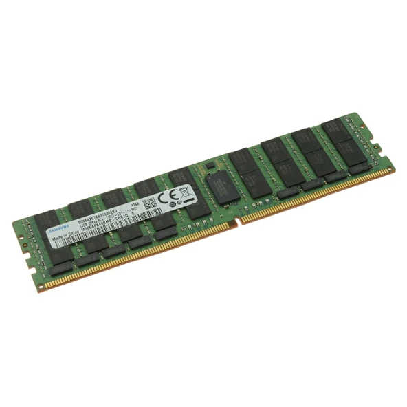 SAMSUNG 64GB DDR4 4DRx4 PC4-2400T-LD1-11-MC0 LRDIMM ECC Sunucu Ram M386A8K40BMB-CRC ürün görseli 1