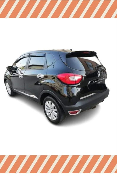 alp aksesuar Renault Captur 2013-2019 Modellerine Özel 4'lü Mügen Tip Cam Rüzgarlığı