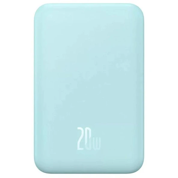 Baseus MgSafe Mini Mavi 5000 mAh Kablosuz Powerbank Outlet