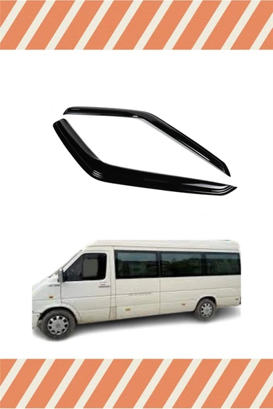 alp aksesuar Volkswagen Volt 1999-2007 Modellerine Özel 2'li Mügen Tip Cam Rüzgarlığı