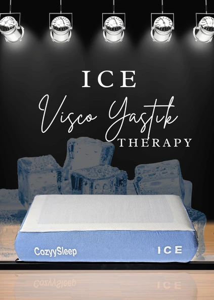 Ice Visco Yastık | Boyun Fıtığı Boyun Düzleşmesi Destekli Lüks Yastık | Taşıma Çantalı - 4