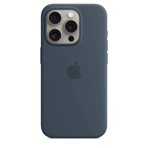 iPhone 15 Pro Max MagSafe Özellikli Mikro Dokuma Pasifik Mavi Kılıf MT4Y3ZM/A Outlet