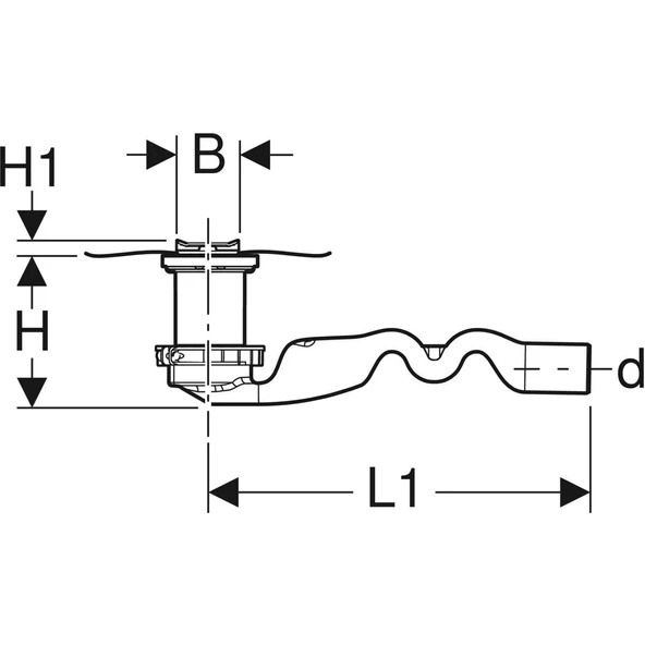 Geberit CleanLine20 Duş Kanalı Seti 30-60 cm Paslanmaz Çelik - Paslanmaz Kenar (Sifon Dahil Set) - 3