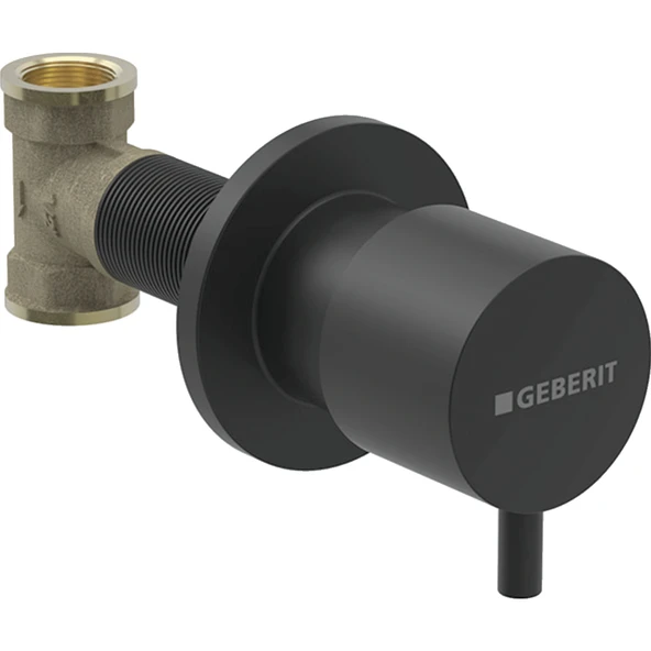 Geberit Ankastre Stop Valf, Mat Siyah 616.004.14.1