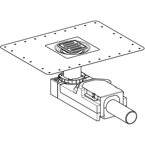Geberit Yer Süzgeci Sifon Seti (Minimum 65 mm yükseklik) - 2