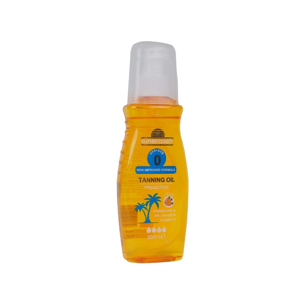 Sunenıssen 0 Faktör Bronzlaştırıcı Havuç Yağı 200 Ml - 1