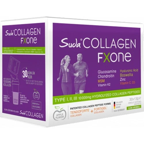Suda Collagen Fxone Elma Aromalı Kolajen 13 G 30 Saşe