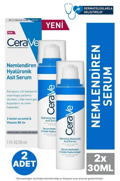 Cerave Nemlendiren Hyalüronik Asit Serum 30 ml 2 Adet