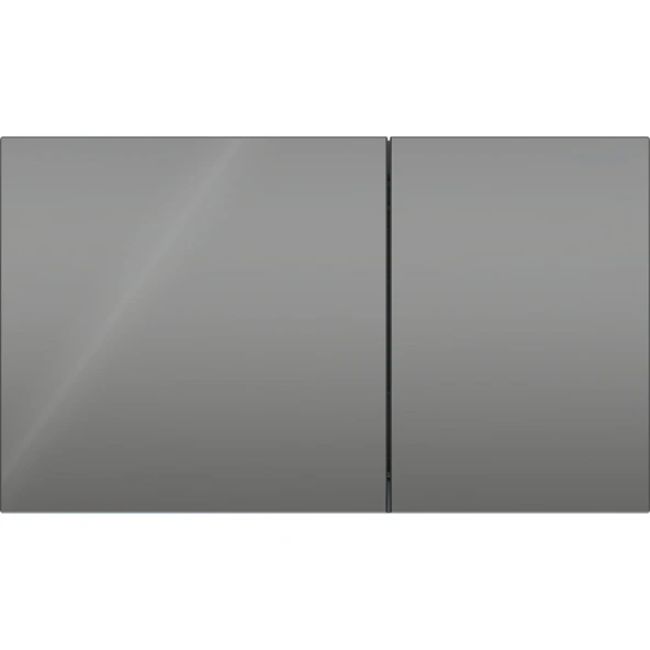 Geberit Sigma70 Çift Basmalı Kumanda Kapağı, Antrasit Cam, 115.622.JK.1