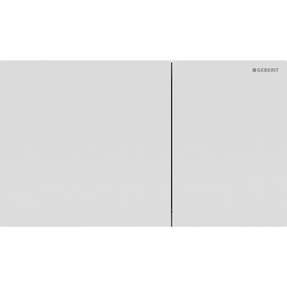 Geberit Sigma70 Çift Basmalı Kumanda Kapağı, Mat Beyaz, 115.622.JT.1