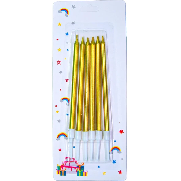Pasta Mumu 13cm 6lı Altın