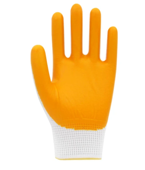 Beybi PN7 Polyester Örme Sarı Nitril Eldiven No:10 - 288 Çift - 2