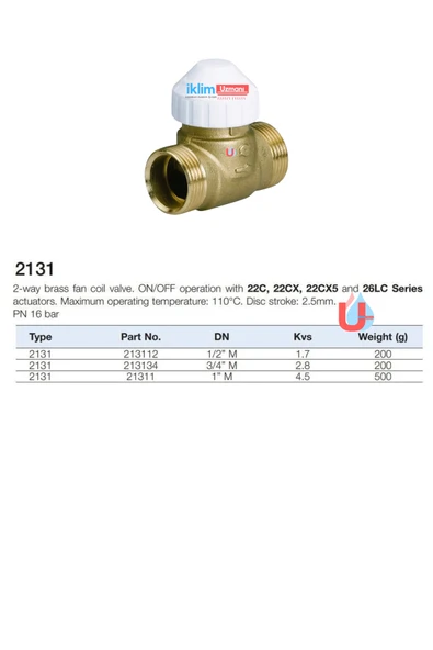 Watts 10001677 3/4" Ø19,5 Platto PN16 VANA - 2