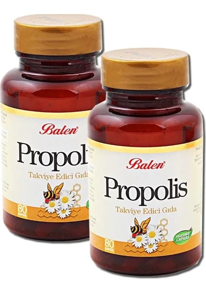 Balen Propolis 80 Kapsül 2'li
