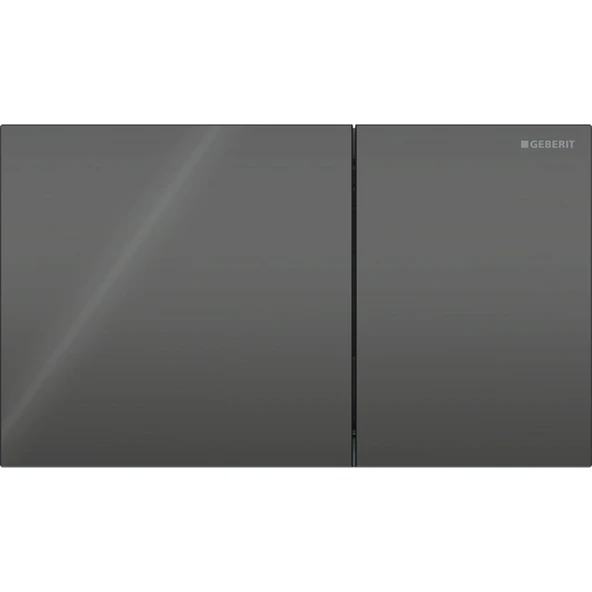 Geberit Sigma70 Çift Basmalı Kumanda Kapağı, Siyah Cam, 115.622.SJ.1