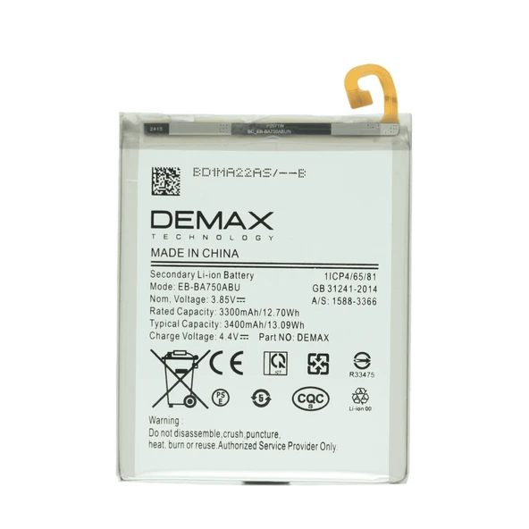 Demax Samsung Galaxy A10 Güçlendirilmiş Batarya EB-BA750ABU ürün görseli
