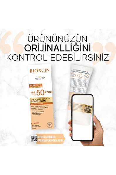 Bioxcin Sun Care Kuru Ciltler Için Güneş Kremi Spf 50 50 ml - Renkli - Resim 7