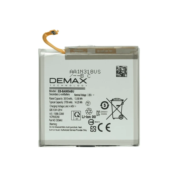 Demax Samsung Galaxy A80 Güçlendirilmiş Batarya EB-BA905ABU ürün görseli