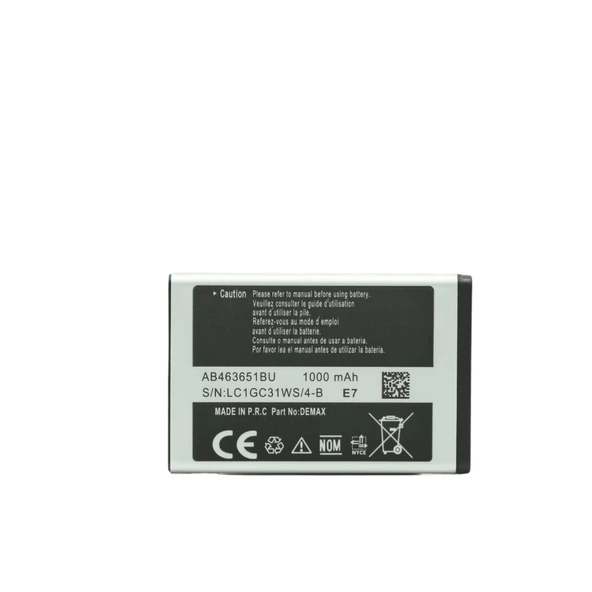 Demax Samsung L700 Güçlendirilmiş Batarya AB463651BU ürün görseli