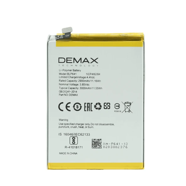 Demax Oppo A71 Güçlendirilmiş Batarya BLP641