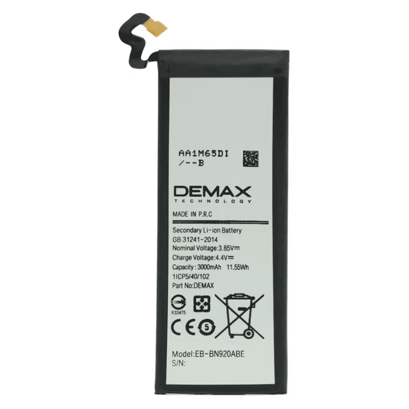 Demax Samsung Galaxy Note 5 Güçlendirilmiş Batarya EB-BN920ABE