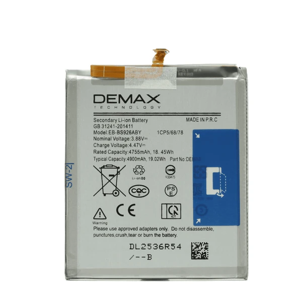 Demax Samsung Galaxy S24 Plus Güçlendirilmiş Batarya EB-BS926ABY ürün görseli