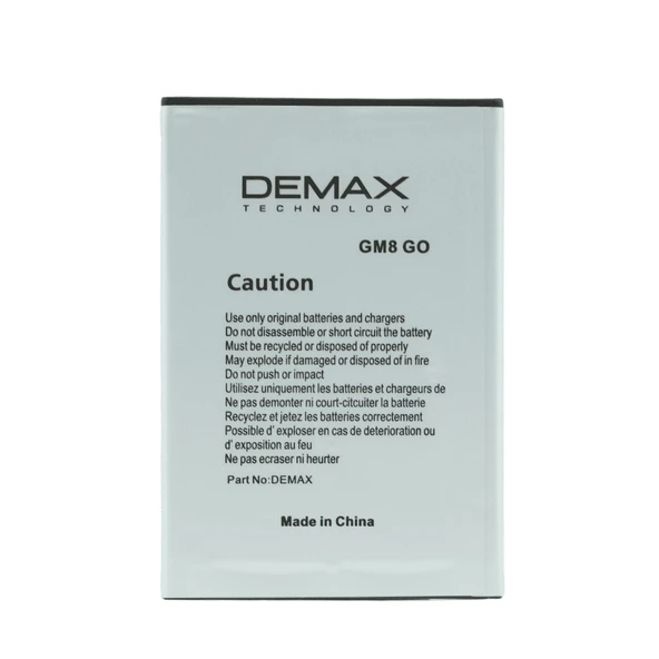 Demax General Mobile GM8 Go Güçlendirilmiş Batarya GM8GO ürün görseli