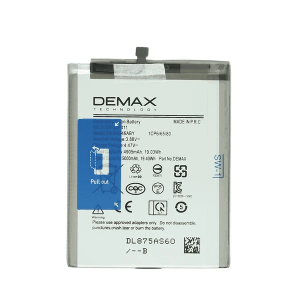 Demax Samsung Galaxy A54 Güçlendirilmiş Batarya EB-BA546ABY ürün görseli