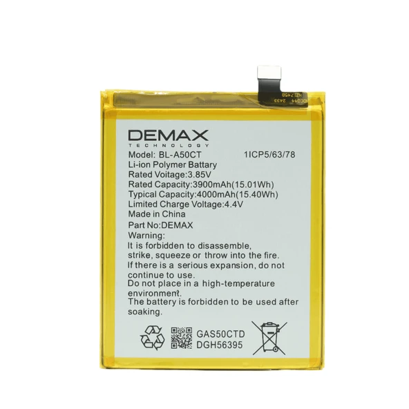 Demax General Mobile GM23 Se Güçlendirilmiş Batarya BL-50ACT - 1