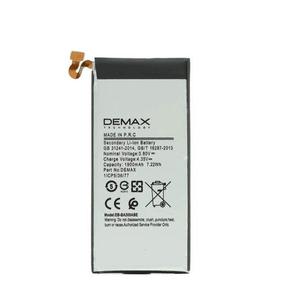 Demax Samsung Galaxy A3 Güçlendirilmiş Batarya EB-BA300ABE - 1