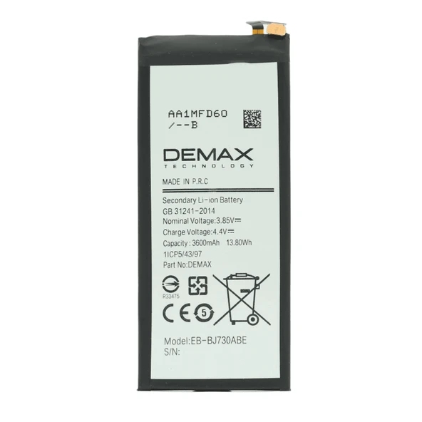 Demax Samsung Galaxy J730 Güçlendirilmiş Batarya EB-BJ730ABE ürün görseli