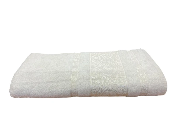 Maxstyle Bamboo Luxury Havlu Krem 70x140cm - 2