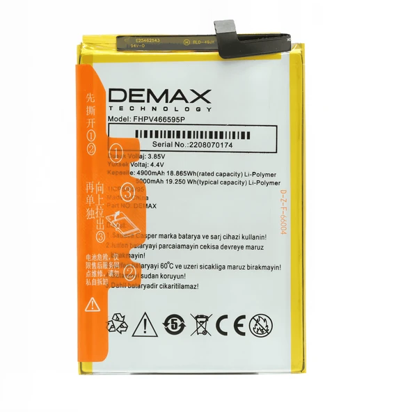 Demax Casper F30 Güçlendirilmiş Batarya FHPV466595P - 1