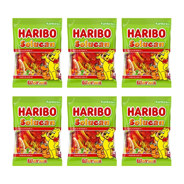 Haribo Solucan 80 gr x 6 Adet