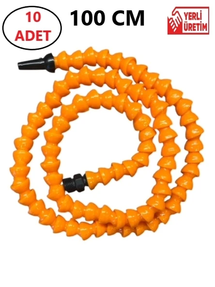 1/4 SPİRAL BOR YAĞ HORTUMU SİVRİ AĞIZLI 100 CM ( 10 ADET )