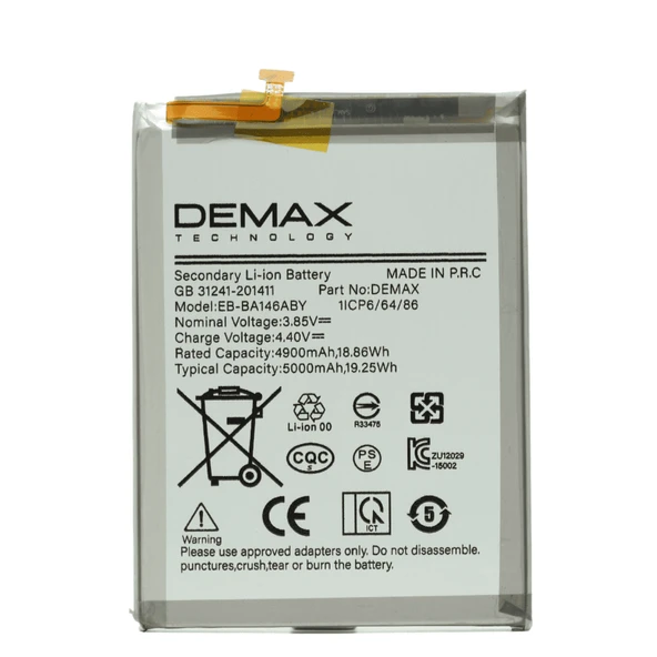 Demax Samsung Galaxy A14 5G Güçlendirilmiş Batarya EB-BA146ABY ürün görseli